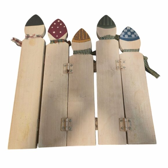 Rustic Wooden Snowman Family Décor, Primitive Farmhouse Christmas Decoration, Fo - Picture 5 of 10